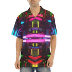 Hawaiian Shirt Neon Light Digital Art