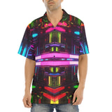 Hawaiian Shirt Neon Light Digital Art