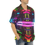 Hawaiian Shirt Neon Light Digital Art