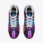 Air Cushion Sneakers Neon Light Digital Art