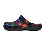 Classic Clogs Neon Light Digital Art