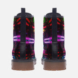 Leather Boots Neon Light Digital Art