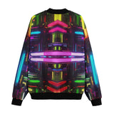 Bomber Jacket Neon Light Digital Art