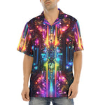 Hawaiian Shirt Neon Light Digital Art