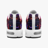 Air Cushion Sneakers Neon Light Digital Art