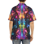 Hawaiian Shirt Neon Light Digital Art