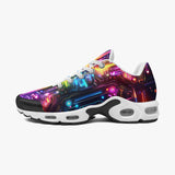 Air Cushion Sneakers Neon Light Digital Art