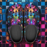 Classic Clogs Neon Light Digital Art