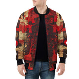 Bomber Jacket Ancient Mayan Artwork