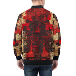 Bomber Jacket Ancient Mayan Artwork