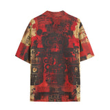 Hawaiian Shirt Ancient Mayan Artwork