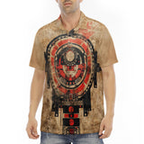 Men's Polo Shirt Ancient Aztec Artwork