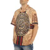 Hawaiian Shirt Ancient Aztec Artwork