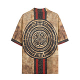 Hawaiian Shirt Ancient Aztec Artwork