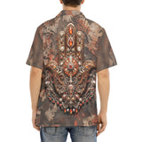 Hawaiian Shirt Hamsa Hand Ornamental Jewels