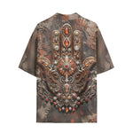 Hawaiian Shirt Hamsa Hand Ornamental Jewels