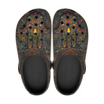 Classic Clogs Hamsa Hand with Colorful Gems