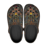 Classic Clogs Hamsa Hand with Colorful Gems