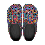 Classic Clogs Hamsa Hand Psychedelic Colors