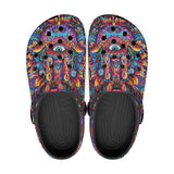 Classic Clogs Hamsa Hand Psychedelic Colors