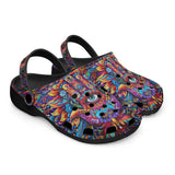 Classic Clogs Hamsa Hand Psychedelic Colors