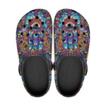 Classic Clogs Colorful Psychedelic Hamsa Hand