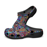 Classic Clogs Colorful Psychedelic Hamsa Hand