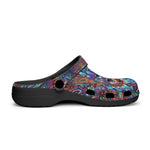 Classic Clogs Colorful Psychedelic Hamsa Hand