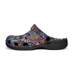 Classic Clogs Colorful Psychedelic Hamsa Hand