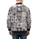 Bomber Jacket Vintage Moroccan Tiles