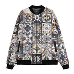 Bomber Jacket Vintage Moroccan Tiles