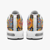 Air Cushion Sneakers Colorful Mosaic Ceramic Tiles