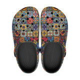 Classic Clogs Colorful Mosaic Ceramic Tiles