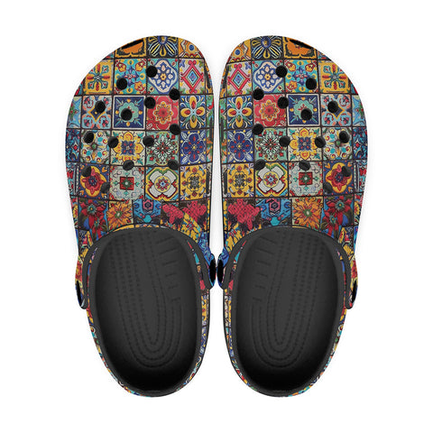 Classic Clogs Colorful Mosaic Ceramic Tiles