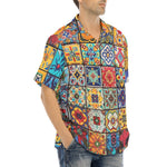 Hawaiian Shirt Colorful Mosaic Ceramic Tiles