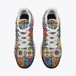 Air Cushion Sneakers Colorful Mosaic Ceramic Tiles