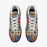 Air Cushion Sneakers Colorful Mosaic Ceramic Tiles