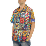 Hawaiian Shirt Colorful Mosaic Ceramic Tiles