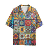 Hawaiian Shirt Colorful Mosaic Ceramic Tiles