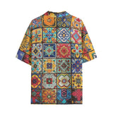 Hawaiian Shirt Colorful Mosaic Ceramic Tiles