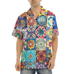 Hawaiian Shirt Mosaic of Colorful Ceramic Tiles