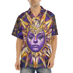 Hawaiian Shirt Mystical Sun and Moon Design