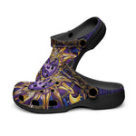 Classic Clogs Mystical Sun and Moon Design