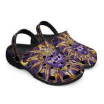 Classic Clogs Mystical Sun and Moon Design