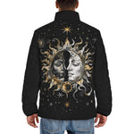 Down-Padded Puffer Jacket Sun and Moon Celestial Elements