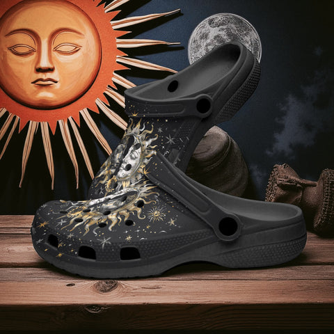 Classic Clogs Sun and Moon Celestial Elements