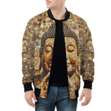 Bomber Jacket Buddha Tiny Images Mosaic