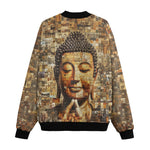 Bomber Jacket Buddha Tiny Images Mosaic