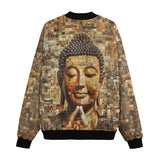 Bomber Jacket Buddha Tiny Images Mosaic