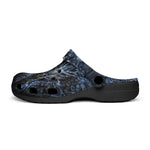 Classic Clogs Dark Blue Chinese Dragon